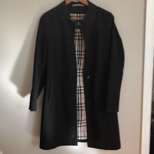 Burberry Mac trench coat, black UK size 6